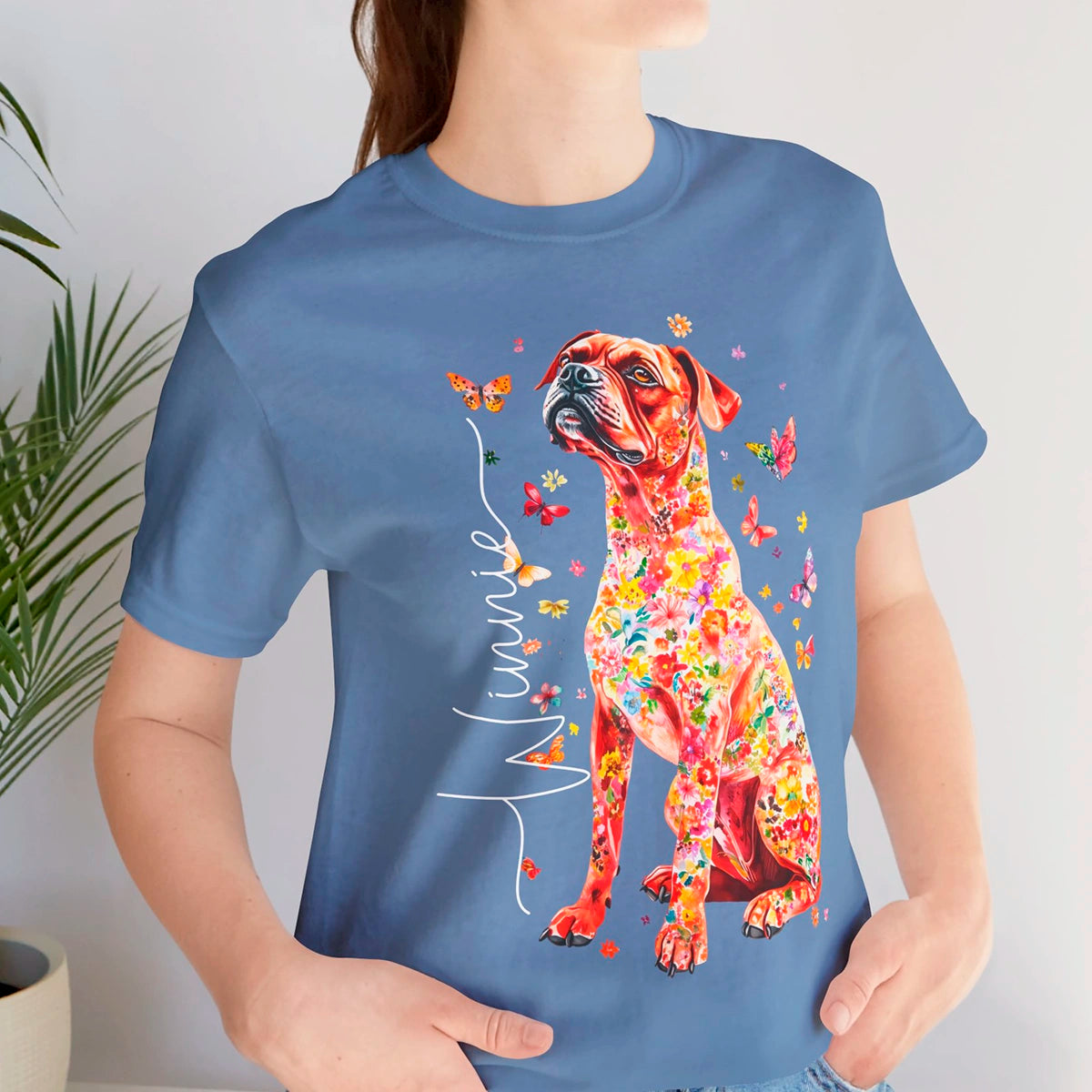 Boxer #2 Floral Personalized T shirt