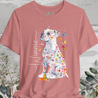 Boxer #3 Floral Personalized T shirt