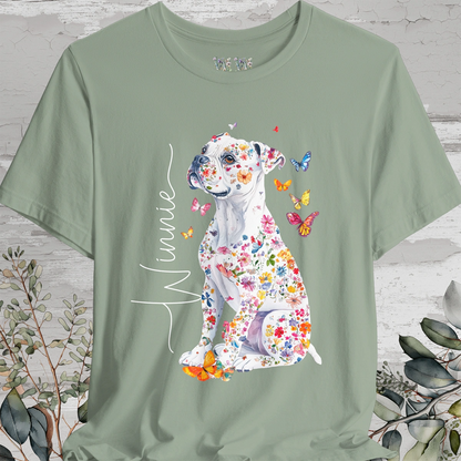 Boxer #3 Floral Personalized T shirt