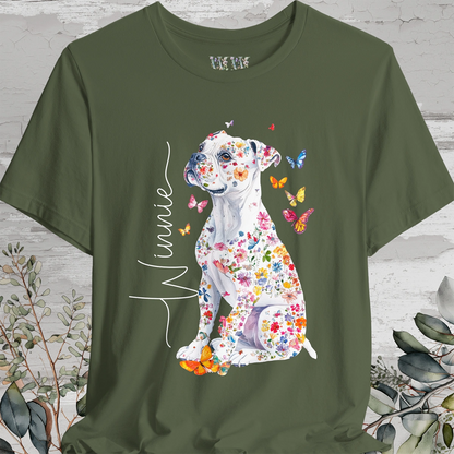 Boxer #3 Floral Personalized T shirt