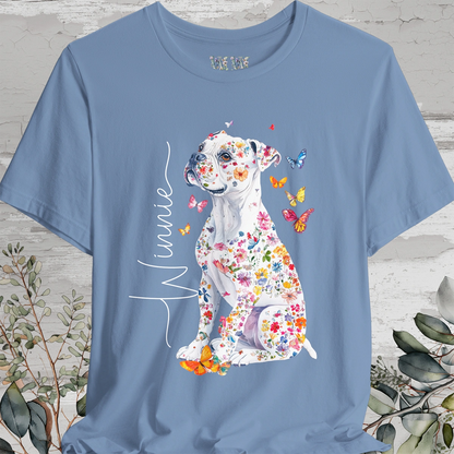 Boxer #3 Floral Personalized T shirt