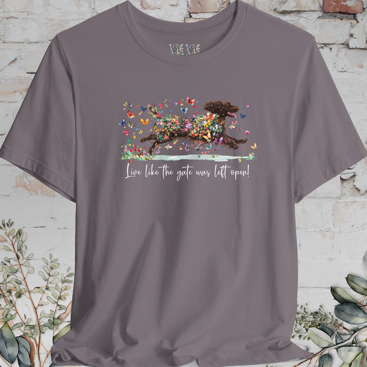 Boykin Spaniel #1 'Live like the gate was left open' T shirt