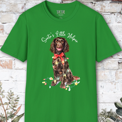 Boykin Spaniel Santa's little helper. unisex T shirt