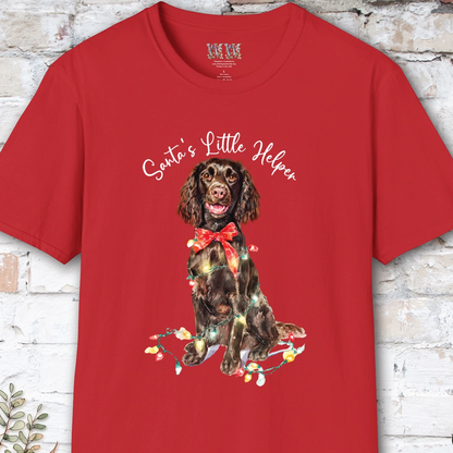 Boykin Spaniel Santa's little helper. unisex T shirt
