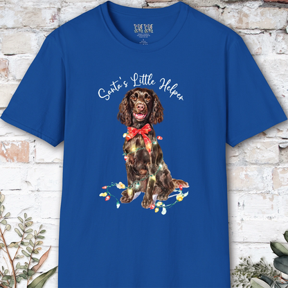 Boykin Spaniel Santa's little helper. unisex T shirt