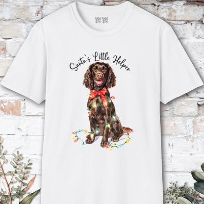 Boykin Spaniel Santa's little helper. unisex T shirt