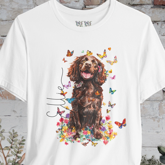Boykin Spaniel Floral Personalized T shirt