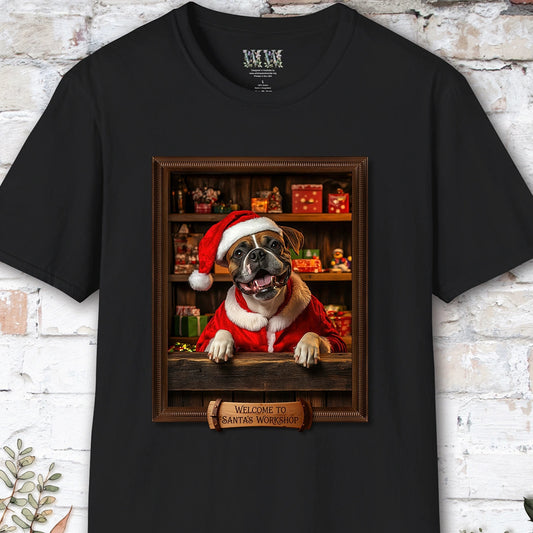 Boxer #1 Santa's Workshop Unisex T shirt