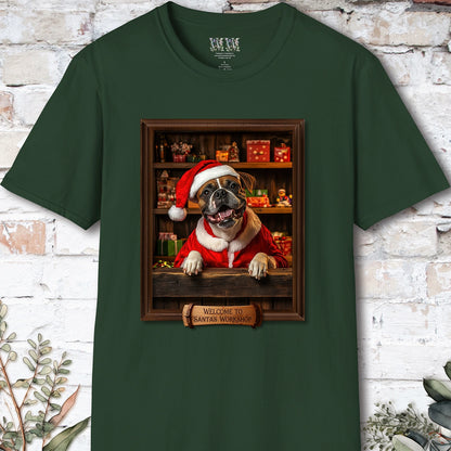Boxer #1 Santa's Workshop Unisex T shirt