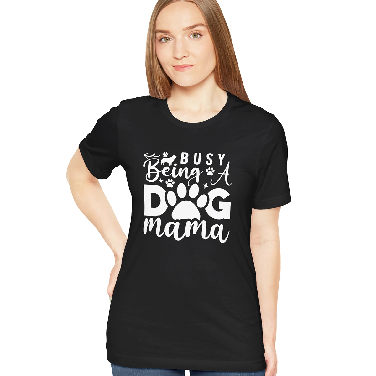 Busy Being a Dog Mama, Unisex T shirt