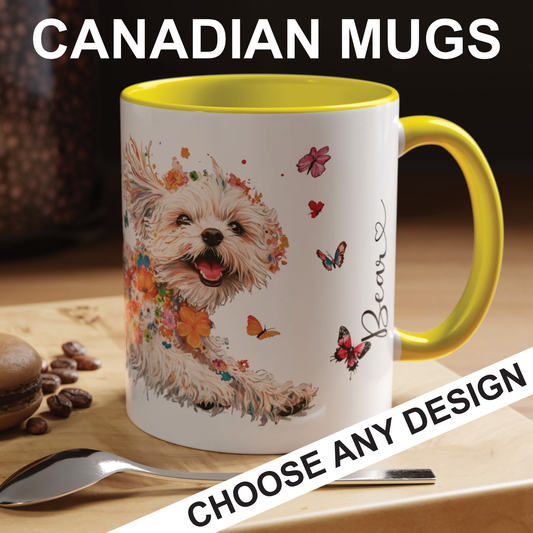 CANADIAN  MUGS -  Any Design Accent 11oz mug