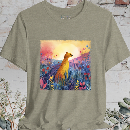 Cheetah Sunrise #1 unisex T shirt