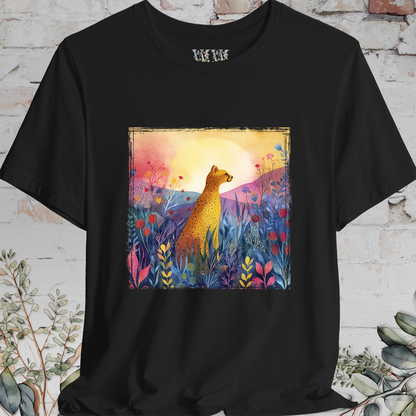 Cheetah Sunrise #1 unisex T shirt