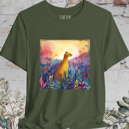 Cheetah Sunrise #1 unisex T shirt