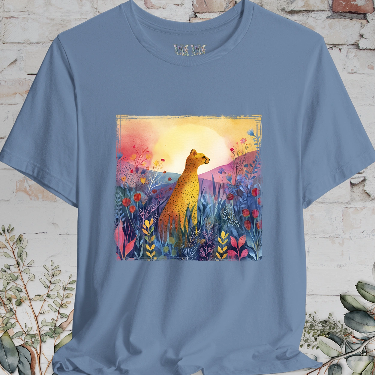 Cheetah Sunrise #1 unisex T shirt