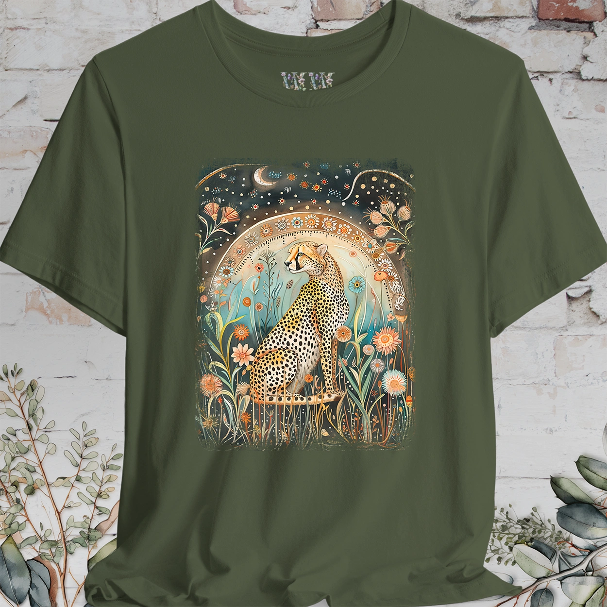 Cheetah #2 Wild Animals, unisex T-Shirt