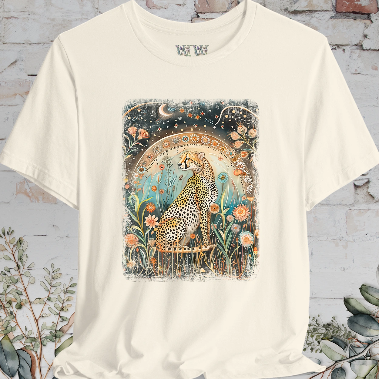 Cheetah #2 Wild Animals, unisex T-Shirt