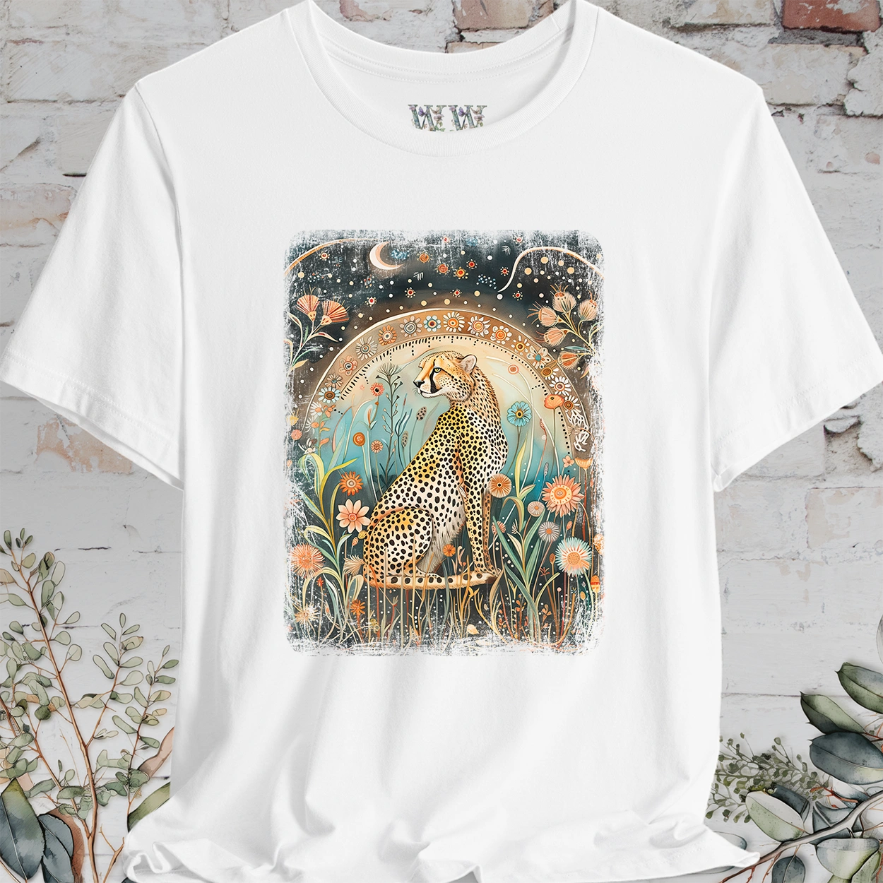 Cheetah #2 Wild Animals, unisex T-Shirt