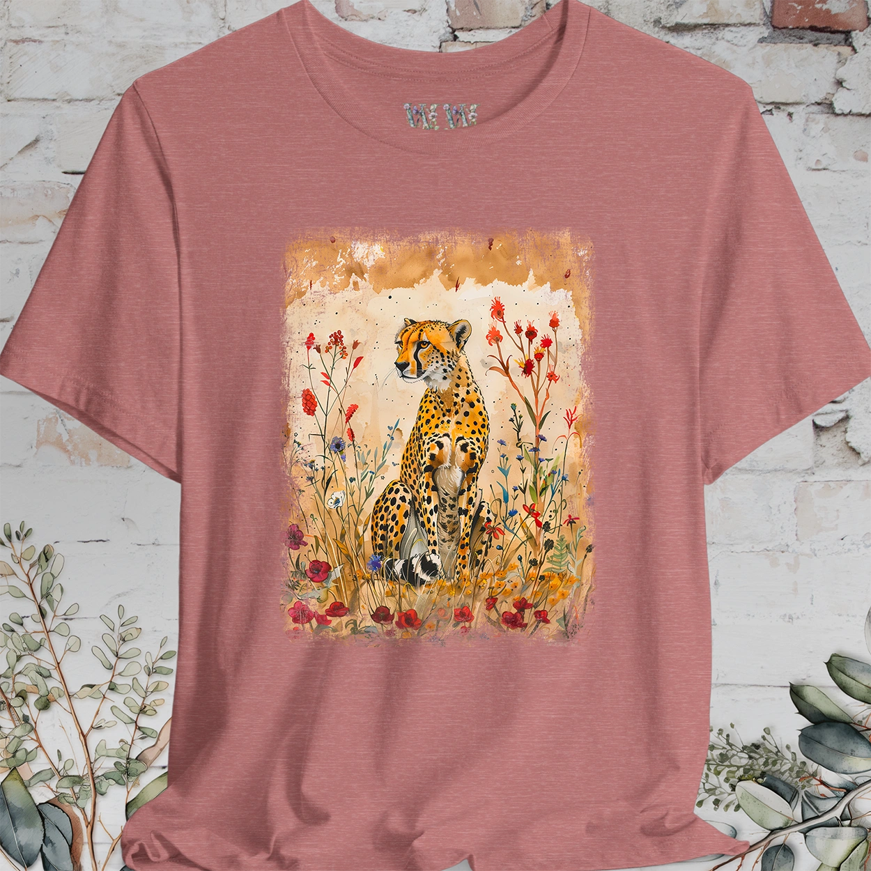 Cheetah #3 Wild Animals, unisex T-Shirt