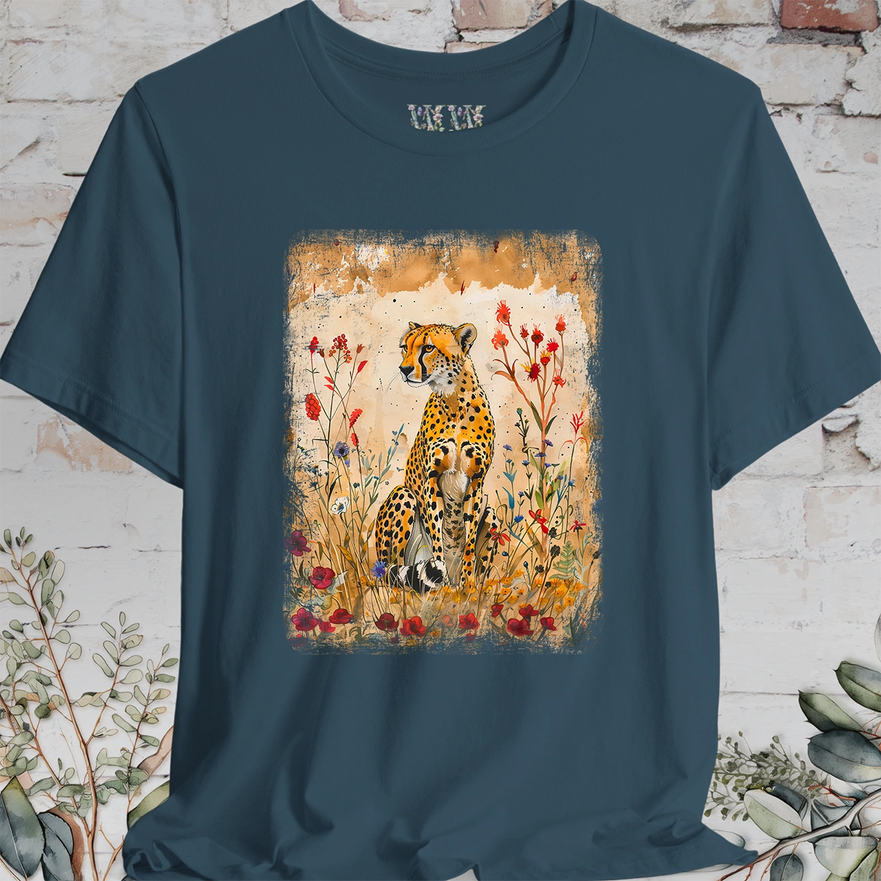 Cheetah #3 Wild Animals, unisex T-Shirt