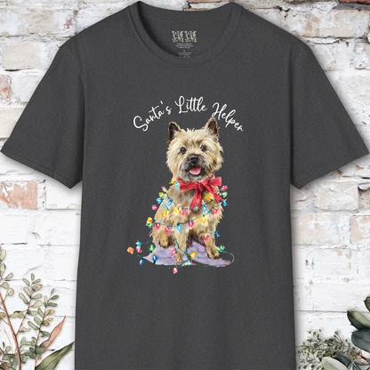 Cairn Terrier #1 Santa's little helper. unisex T shirt