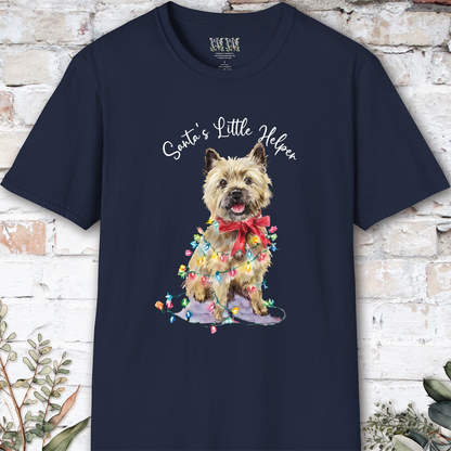 Cairn Terrier #1 Santa's little helper. unisex T shirt
