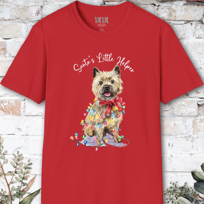 Cairn Terrier #1 Santa's little helper. unisex T shirt