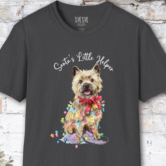 Cairn Terrier #1 Santa's little helper. unisex T shirt