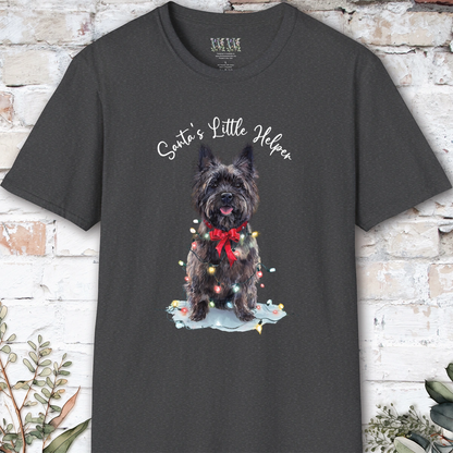 Cairn Terrier #2 Santa's little helper. unisex T shirt