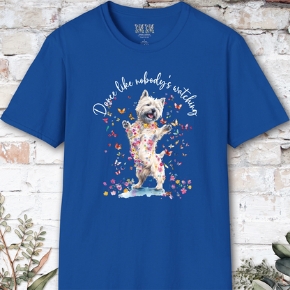 Cairn Terrier #1 "Dance like nobody's watching" unisex T shirt
