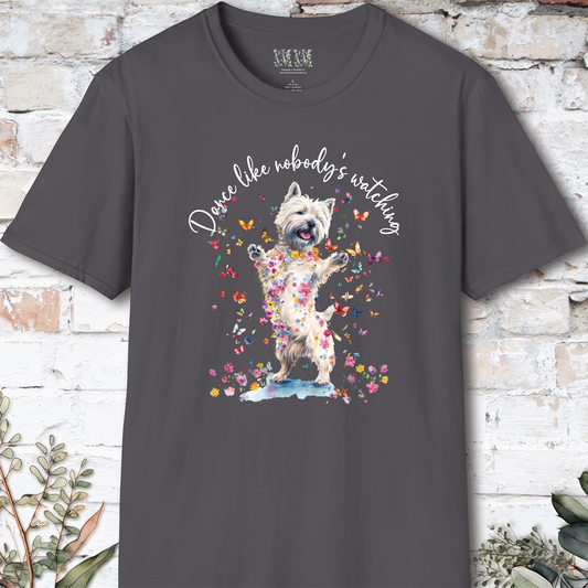 Cairn Terrier #1 "Dance like nobody's watching" unisex T shirt