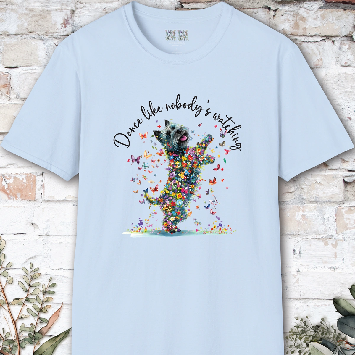 Cairn Terrier #2 "Dance like nobody's watching" unisex T shirt