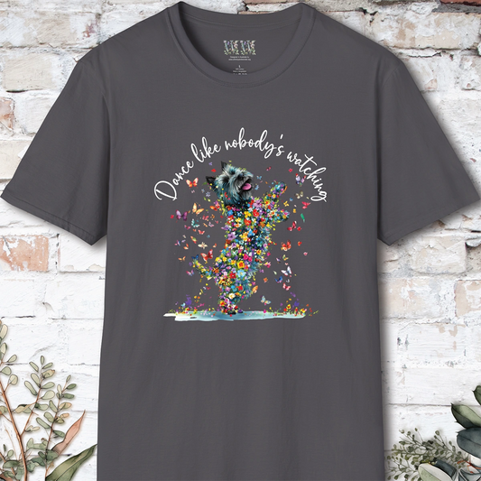 Cairn Terrier #2 "Dance like nobody's watching" unisex T shirt