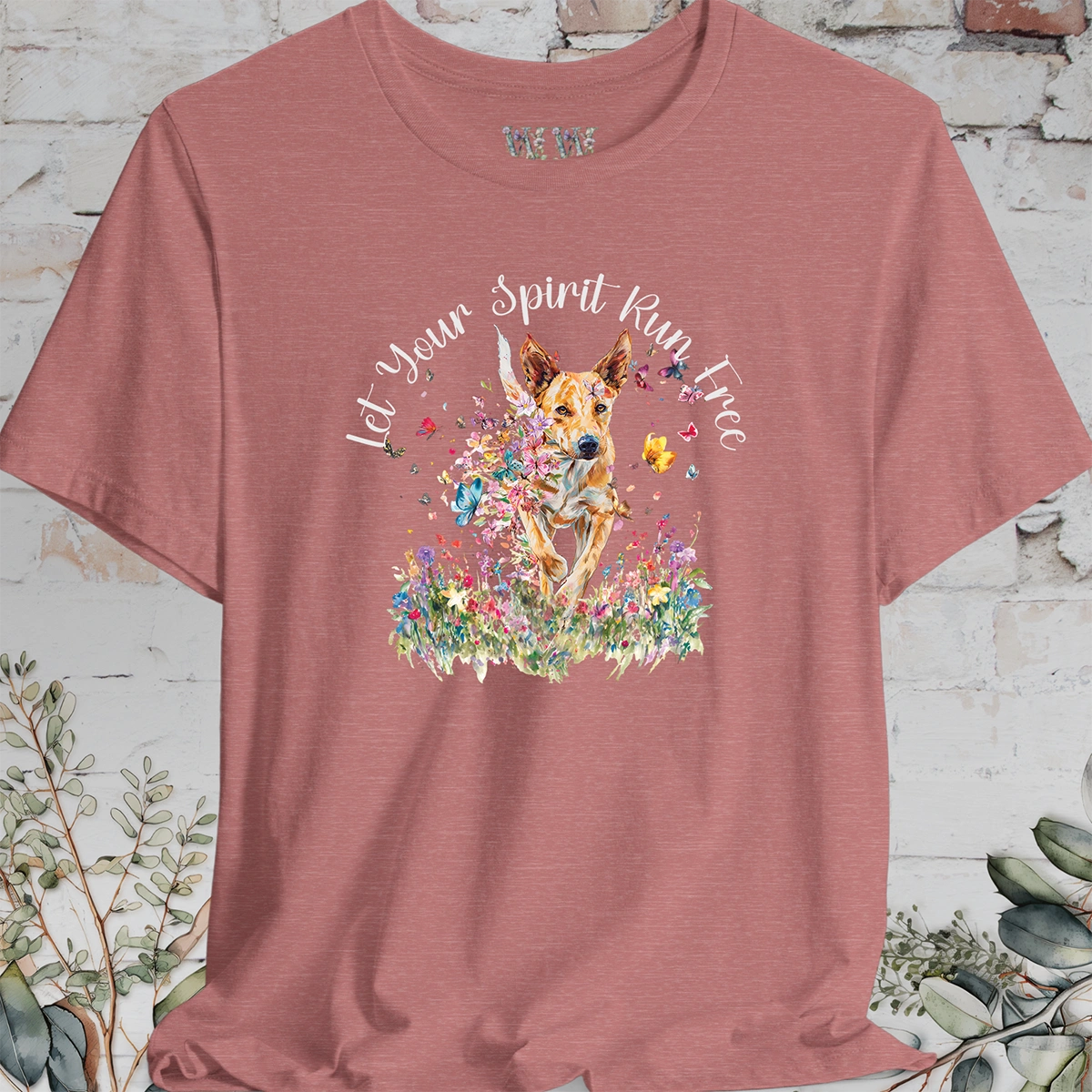Carolina Dog 'Let your spirit run free' T shirt