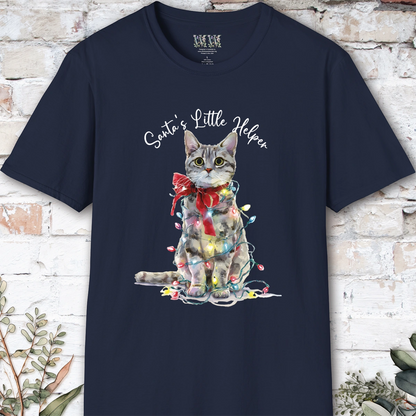 Cat #1 Santa's little helper. unisex T shirt