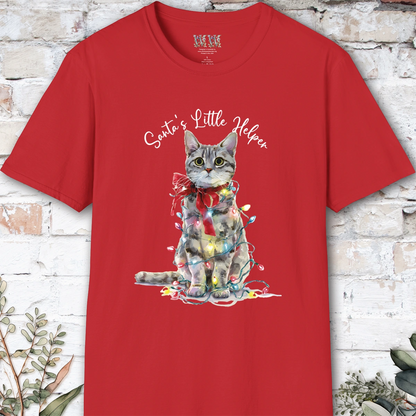 Cat #1 Santa's little helper. unisex T shirt