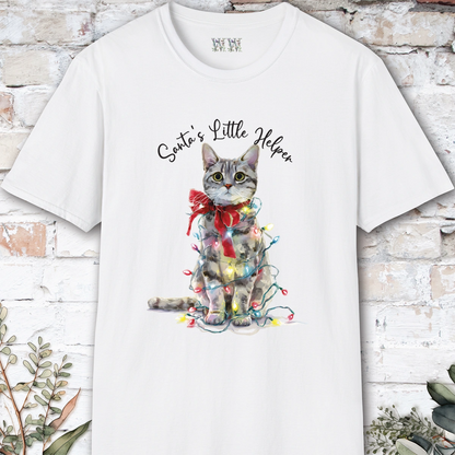Cat #1 Santa's little helper. unisex T shirt