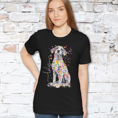 Catahoulas Floral  Personalized T shirt