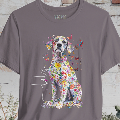 Catahoulas Floral  Personalized T shirt
