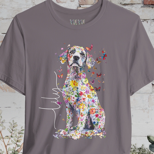 Catahoulas Floral  Personalized T shirt