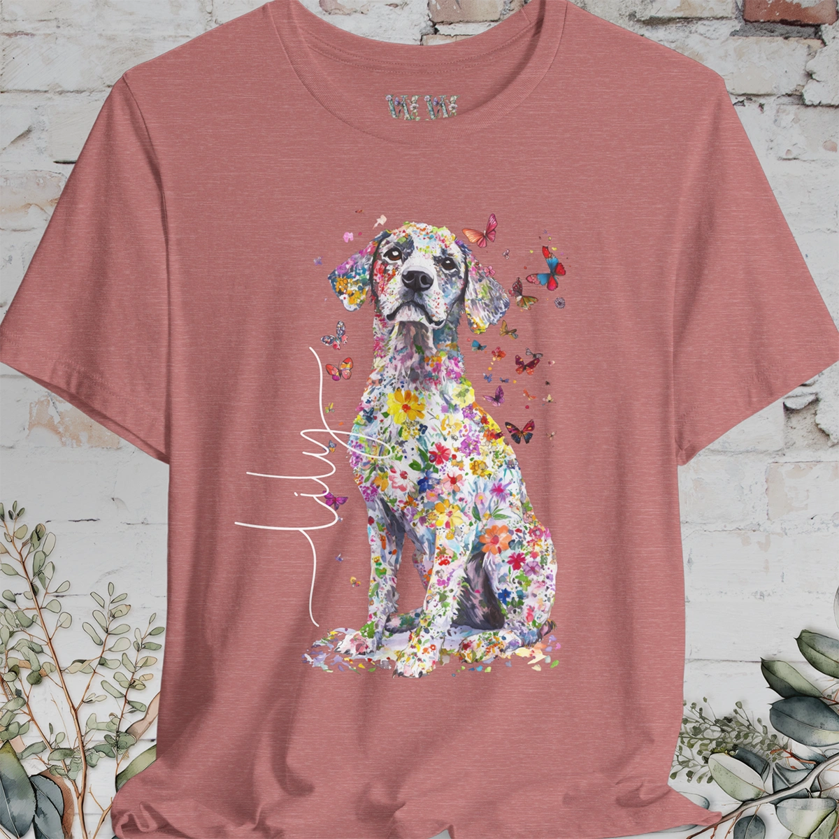 Catahoulas Floral  Personalized T shirt