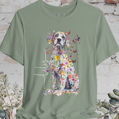Catahoulas Floral  Personalized T shirt