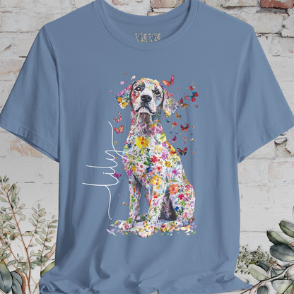 Catahoulas Floral  Personalized T shirt