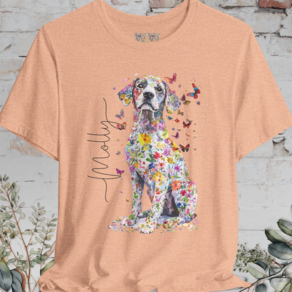 Catahoulas Floral  Personalized T shirt