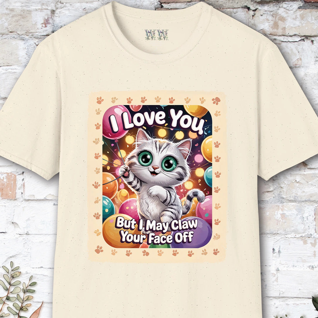 I Love You Cat #1 T shirt