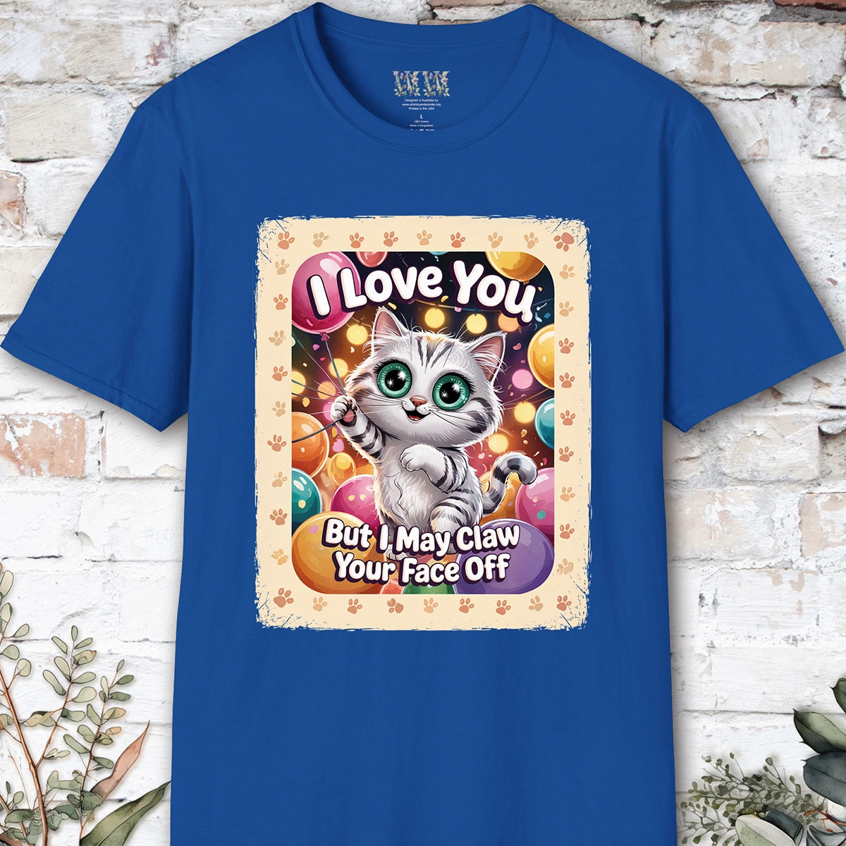 I Love You Cat #1 T shirt