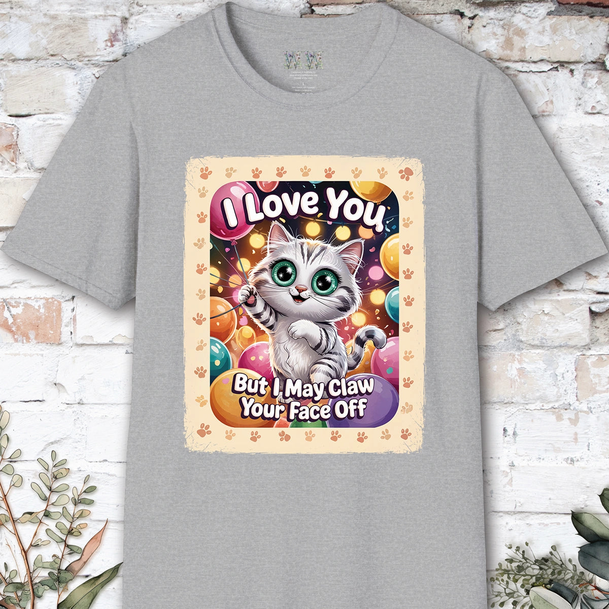 I Love You Cat #1 T shirt