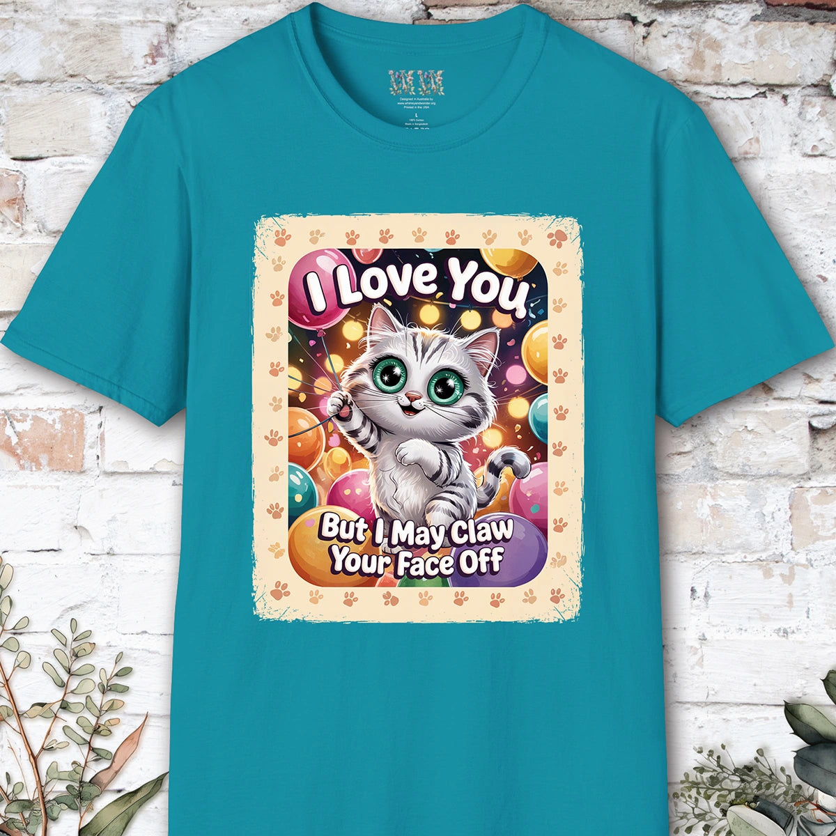 I Love You Cat #1 T shirt