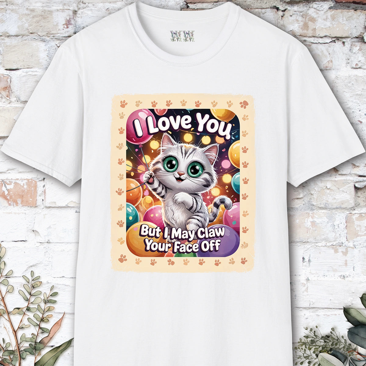 I Love You Cat #1 T shirt