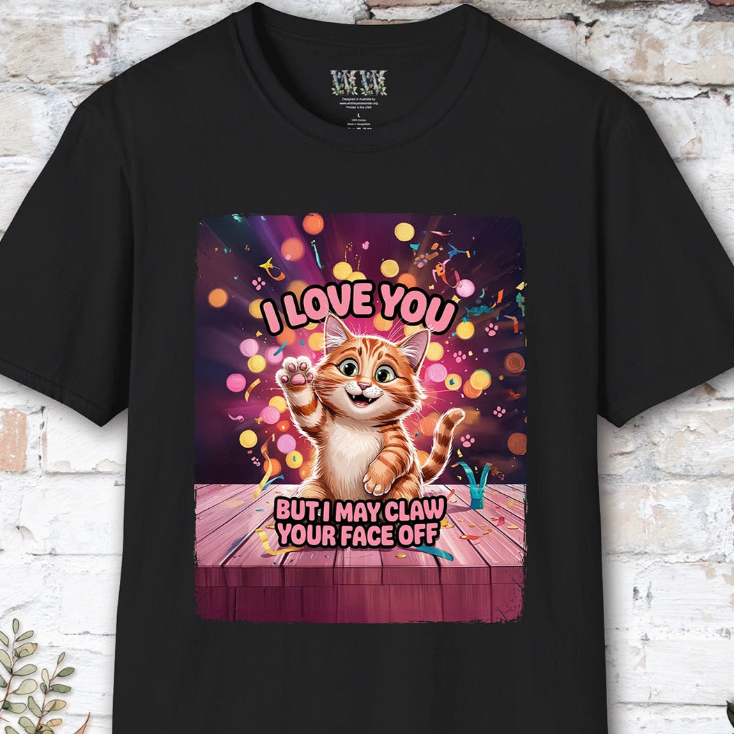 I Love You Cat #2 T shirt